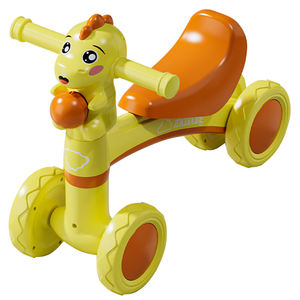 دراجة توازن للأطفال بدون دواسة ، سيارة لعبة كهربائية بلاستيكية بأربع عجلات للتمرين ، دراجة ثلاثية العجلات للصبيان والفتيات بعمر <span class=keywords><strong>2</strong></span>-4 سنوات - Product Image 4