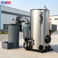Generator Uap Vertikal Industri Stainless Steel Berbahan Bakar Serpihan Kayu 200kg-1000kg/jam Efisiensi Tinggi Harga Terjangkau