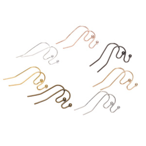 Crochets d'oreille en forme de S, plaqués or, en métal, pour la fabrication de boucles d'oreilles, composants de bijoux - Product Image 4
