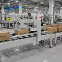 Máquina Automática para Sellar Cajas, Selladora de Cartones con Cinta Industrial para Cajas de Cartón Corrugado y Línea de Empaquetado Industrial