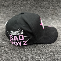 Casquette de baseball 5 panneaux personnalisée de haute qualité avec logo brodé 3D, visière incurvée en daim et doublure en satin, casquette de sport en daim