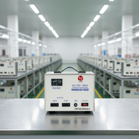 Stabilisateur de tension automatique monophasé à servomoteur CA 5000VA du fabricant AVR, modèle SHGF 220V/110V avec écran LCD, en cuivre SVC TND