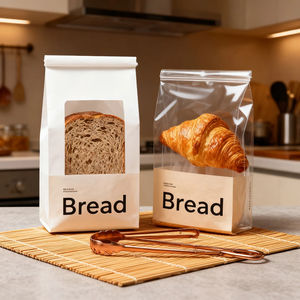 Bolsas de Papel Kraft Ecológicas a Prueba de Humedad YIHE con Cinta, Embalaje Desechable de Grado Alimenticio, Opciones de Personalización OEM - Product Image 1