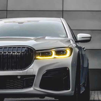 Módulo DRL de Repuesto para Automóvil SJC, Estilo Nuevo, Color Amarillo Dorado, Módulo DRL para Faros Delanteros para BMW Serie 7 G11 G12 19-22, Luz de Circulación Diurna
