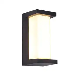 Sunled Ce Outdoor Wall Light Fixture 10W 12W Electronic Outdoor Decorative Modern Led Wall Lamp Outdoor