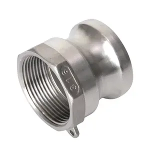 Wz Ss 304 316 Een Type Hoge Kwaliteit Investering Casting Adapter Camlock Koppeling Npt Bsp Camlock A Type Snelkoppeling