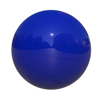 Boule Réfléchissante de Plafond Sphérique Creux en Acier Inoxydable Boule de Couleur Violette Bleue Vitrine Décorative de Mur de Maison Art Déco