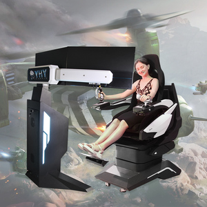 YHY 9d Vr Simulateur Simulateur de vol à 360 degrés <span class=keywords><strong>Auto</strong></span> Conduite Vr Hélicoptère Cockpit Simulateur de vol de mouvement - Product Image 1