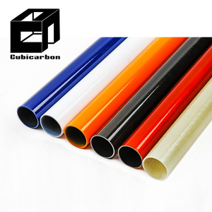 Tubo Rotondo in Fibra di Vetro ad Alta Resistenza, Durevole e Resistente alla Corrosione, Tubi in Fibra di Vetro Epossidica OEM in Vari Colori e Dimensioni - Product Image 2