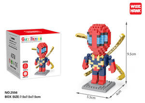 Venta caliente <span class=keywords><strong>Marvel</strong></span> <span class=keywords><strong>Ironman</strong></span> figuras niños bloques de construcción y juguetes modelo de dibujos animados montaje requerido - Product Image 2