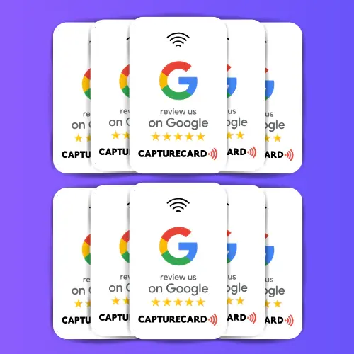 Cartes d'examen TikTok d'usine Google Review PVC NFC Tap NTAG Social RFID Cartes de visite