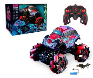 Auto Telecomandata RC 2.4G 4WD Fuoristrada a Doppia Faccia con Rotazione a 360°, Giocattolo per Acrobazie - Product Image 2