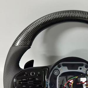 พวงมาลัยคาร์บอนไฟเบอร์รูปทรงแมลงปอสำหรับรถยนต์เมอร์เซเดสเบนซ์ C300 C200 <span class=keywords><strong>C180</strong></span> W204 W211 W177 W218 W213 W205 W447 E63 S63 C63 GLA45 SLC - Product Image 5