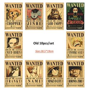 Affiches de recherche de <span class=keywords><strong>Luffy</strong></span> et Zoro des Pirates du <span class=keywords><strong>Chapeau</strong></span> de Paille, lot de 2 affiches 28,5x19 cm, décoration murale de chambre, peintures de dessins animés - Product Image 3