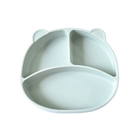 Assiette à manger pour enfants avec ventouse plat d'entraînement au sevrage pour enfants pour bébé assiette à dîner