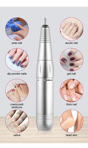 Lápiz Eléctrico USB Multicolor para Uñas, Máquina de Alta Velocidad, Removedor de Gel, Herramienta de Manicura y Pedicura para Eliminar Piel Muerta y Pulir - Product Image 3