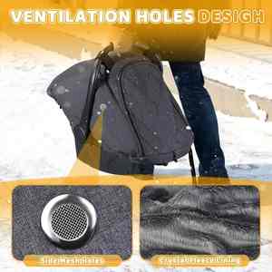 Housse de siège auto d'hiver pour bébé, compatible pluie, neige et vent, essentiels pour bébé, auvent de transport - Product Image 4