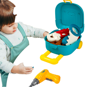 Ensemble d'outils de maison de jeu en plastique éducatif pour enfants cultivant la capacité pratique avec outil de réparation de boîte de traction pour l'apprentissage <span class=keywords><strong>du</strong></span> jeu - Product Image 6