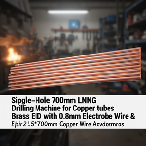 Máquina de Perforación de un Solo Orificio de 700 mm de Longitud para Tubos de Cobre y Latón, con Electrodo de 0.8 mm y Accesorios de Alambre de Cobre de 0.5*700 mm - Product Image 3