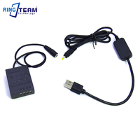 Cable USB + NP-W126 CP-W126 acoplador de CC para Fuji cámaras X H1 A1 A2 A3 E1 E2 E2S X-T30 II T1 T10 T20 T30 HS30 HS33 HS35 HS50 EXR