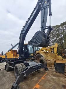 Excavadora de Ruedas HYUNDAI 210W-7 210W-9T en Excelentes Condiciones, 21 Toneladas, de Segunda Mano, Motor Coreano Original, Bomba Hidráulica, Caja de Cambios, Rodamientos - Product Image 2