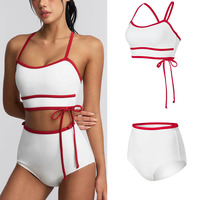 Set Yoga 2 Potong Bahan Bernapas Warna-warni Terinspirasi Dopamin, Bra Olahraga Sensasi Nude, Celana Pendek Peach-bottom, Baju Renang, Pakaian Aktif untuk Olahraga