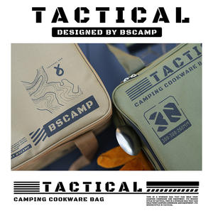 Sac de Rangement Pliant Tactique Multifonctionnel en Oxford pour Voiture, <span class=keywords><strong>Camping</strong></span>, Voyage, Alimentation et Cuisine, Grande Capacité 30L 42L, Vente en Gros Personnalisée - Product Image 5