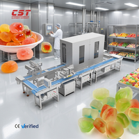 Nouvelle machine automatique de fabrication de bonbons durs et de gommes en acier inoxydable certifiée CE, ligne de production industrielle, snack