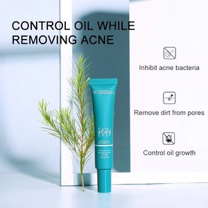 Loción de <span class=keywords><strong>crema</strong></span> facial de árbol de té de 30g, Gel blanqueador <span class=keywords><strong>para</strong></span> eliminación de acné con vitamina C <span class=keywords><strong>para</strong></span> piel dañada y reparación de espinillas, <span class=keywords><strong>Dermatitis</strong></span>, cuidado de la piel - Product Image 3