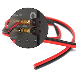 Câbles de haut-parleur 16 AWG, fil torsadé rouge et noir, pour autoradio, automobile et home cinéma - Product Image 1