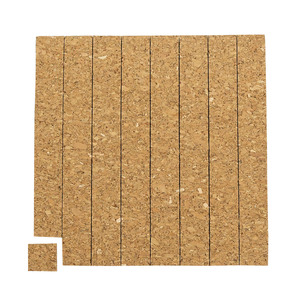 Entretoise en liège auto-adhésive antichoc 2+1mm pour verre <span class=keywords><strong>isolant</strong></span> 18*18mm, protection OEM - Product Image 1