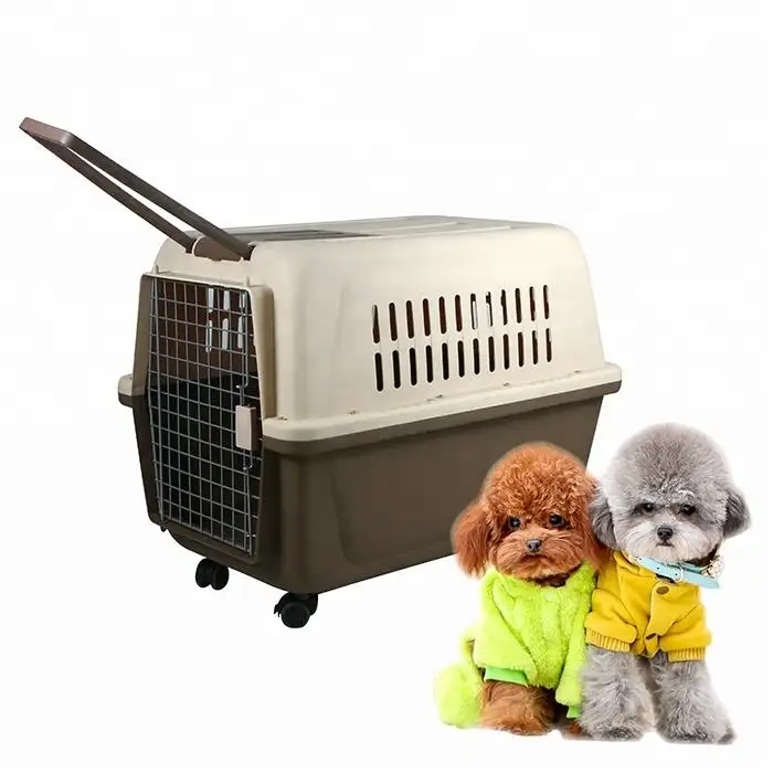 Nouveau transporteur extérieur pour animaux de compagnie pour chat chien chiot lapin compagnie aérienne boîte de Transport transporteur boîte de voyage panier vol Cage