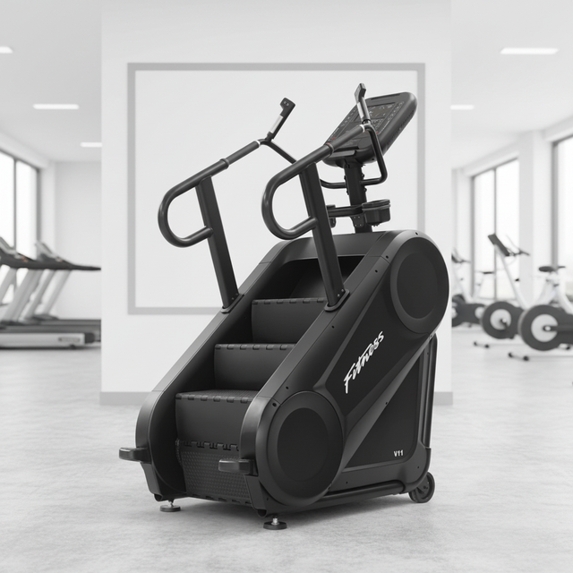 Multifunctional Motor Driven Stair Climber Machine, HD Touch Display, Commercial Cardio Equipment for Athletes & Fitness Coaches