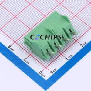1988820 Screw Terminal Block Through hole Component (THT),P=5mm Connector ( Construction: 1x4P )( Pitch: 5mm )( Color: Green ) - Product Image 2