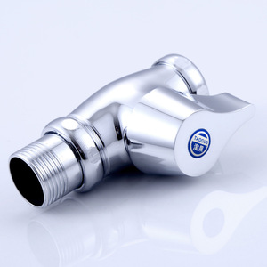 Robinet de <span class=keywords><strong>chasse</strong></span> <span class=keywords><strong>d</strong></span>'<span class=keywords><strong>eau</strong></span> manuel à levier rotatif en laiton massif, finition chrome poli, ouverture rapide, pour toilettes publiques - Product Image 5