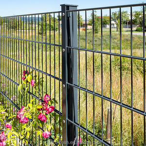 Valla Metálica de Jardín de Estilo Alemán de 2.1 <span class=keywords><strong>Metros</strong></span> de Altura, Doble Alambre Horizontal 2D - Product Image 1