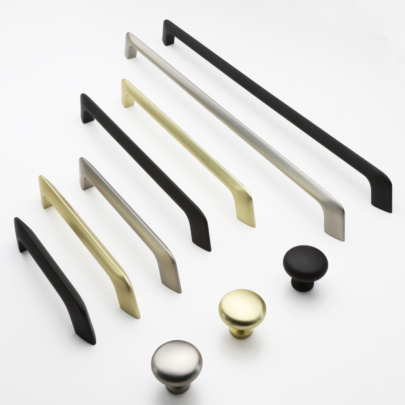 Modern Style Cabinet Handles Multi-Functional Kitchen Drawer Pulls and Knobs Zinc Alloy Wardrobe Door Handles Hardware