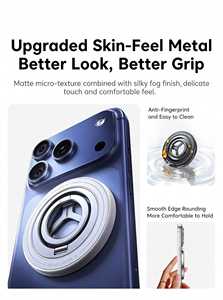UGREEN LP1022 Dual Sided Magnetic <b>Phone</b> <b>Ring</b> Holder 360 Rotatable Adjustable <b>Phone</b> Kickstand - Product Image 5