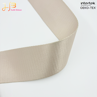 Sangle de ceinture de sécurité en polyester non élastique de 5 cm, robuste, résistante à l'usure, indéchirable, lisse, personnalisable