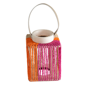 Качественные декоративные подсвечники из плетеного ротанга и бамбука, экологически чистые, разноцветные - Product Image 2