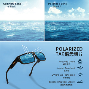 Polarized <b>Sunglasses</b> For Men Rectangle Full Rim UV400 Anti Glare Outdoor Sports P1893 - Product Image 1