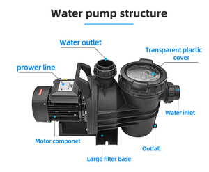 บริการอุปกรณ์ปรับปรุงสระว่ายน้ำ Huaxi 0.5HP 1HP 1.5HP 2HP 2.5HP 3HP 4HP ระบบหมุนเวียนน้ำในสระ ปั๊มน้ำหมุนเวียนในสระ - Product Image 4