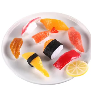 Y wangdun Mini simulazione di Sushi grande cibo con salmone cucina giapponese modello di riso decoratominiature