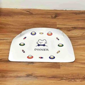 Tapete de Cuero PU Impermeable y Resistente al Aceite para Mascotas, Antideslizante, de Grado Alimenticio, Fácil de Limpiar, para Perros y Gatos - Product Image 6