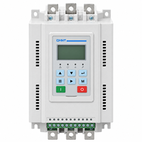 Démarreur progressif CHINT NJR5-ZX 220V 380V 460V 4-560kW pour moteur AC avec bypass intégré, écran LCD et contrôle industriel RS485