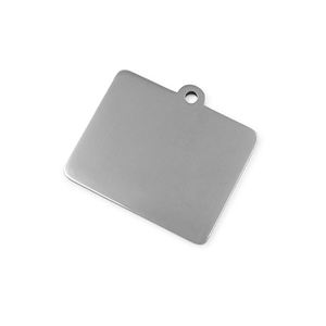 Collier en acier pour bricolage pendentif étiquette de chien en métal marque gravure cadeau personnalisé Logo personnalisé étiquettes d'identification pour animaux de compagnie étiquette de chien en argent <span class=keywords><strong>Sterling</strong></span> - Product Image 5