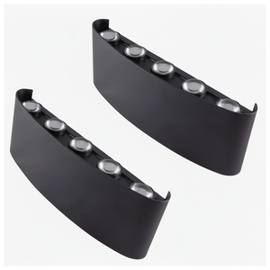 Applique LED Moderna di Lusso 20W Luce Bianca e Nera IP65 per Esterni Soggiorno Camera da Letto Hotel 220V Potenza 4W - Product Image 1