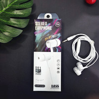 Écouteurs intra-auriculaires stéréo filaires Senxinda fabriqués en Chine, 1,2 m, 3,5 mm, avec micro, pour téléphones Android 4/5/6