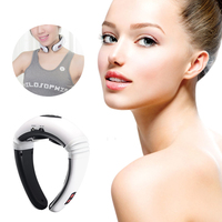 Mini masajeador de cuello y espalda en forma de U, masajeador inteligente con función de calefacción, Oem
