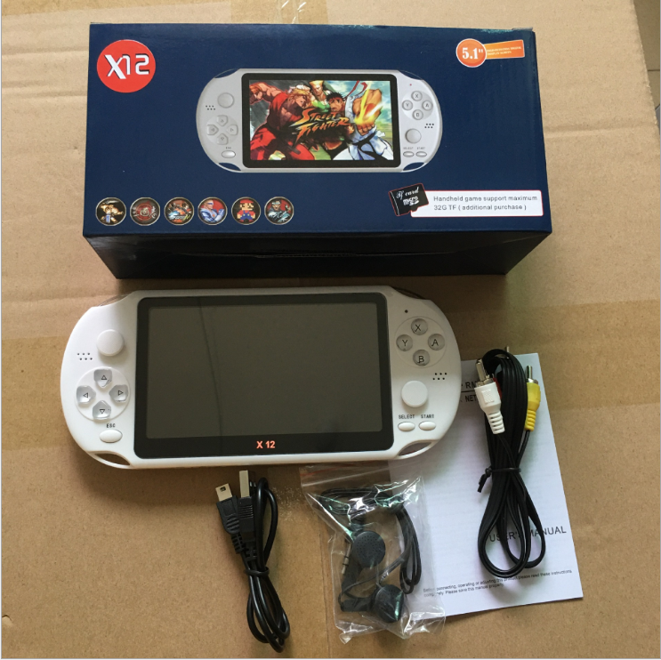 3500 в 1 классические игры детства X12 портативная игровая консоль 8 Гб 5,1 дюйма 32 бит игровая приставка